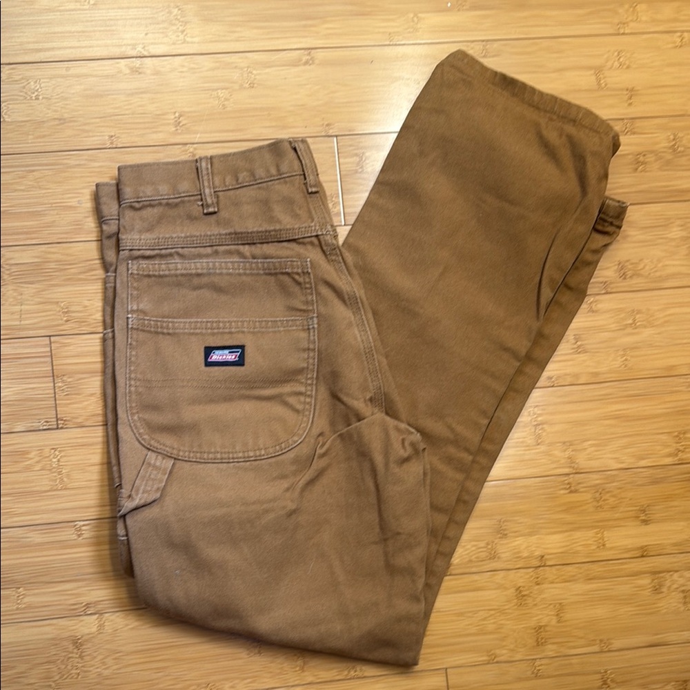 Dickies Brown Carpenter Pant Cotton Workwear 32x32